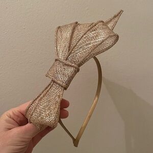 Bow fascinator headband